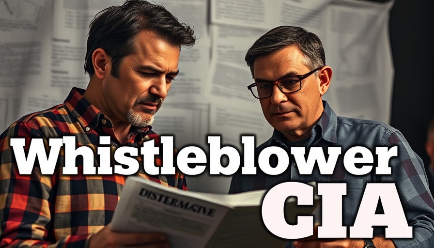 Men discussing CIA Secret Torture Programs with 'Whistleblower CIA' text.