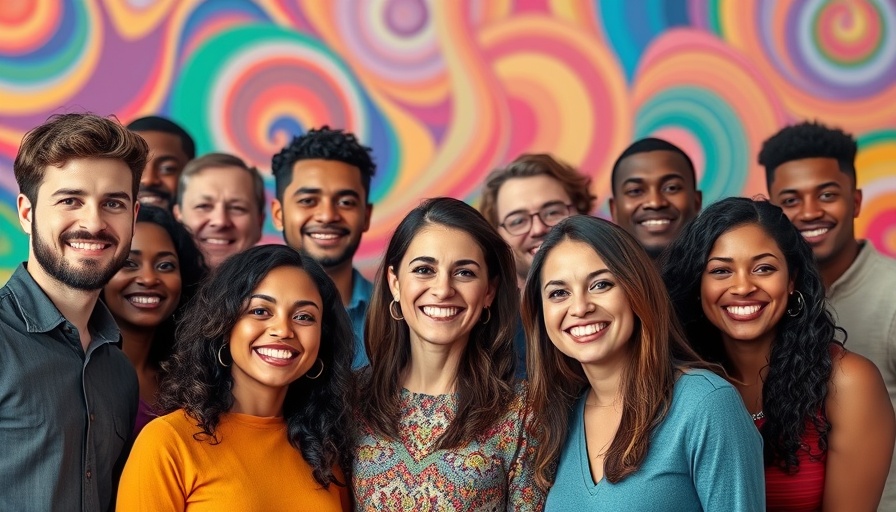 Promotional image for Mindvalley AI Summit 2025, diverse group smiling.