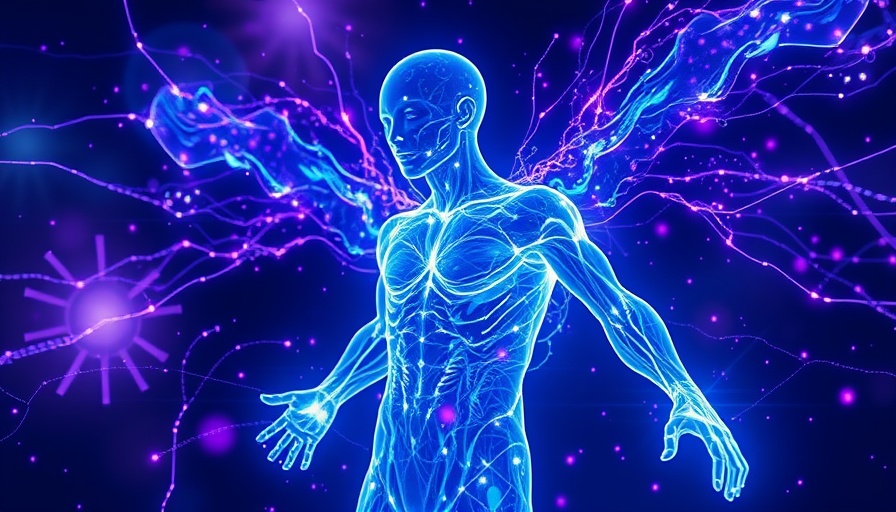 Ethereal figure radiating energy in a cosmic void, 741Hz Solfeggio Frequency theme.