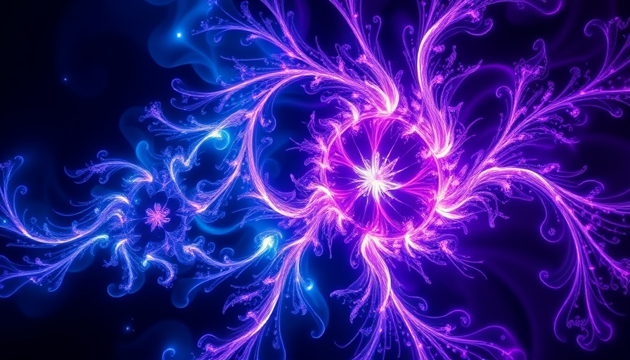 Ethereal fractal design for 777 Hz Aura Cleansing, vibrant colors