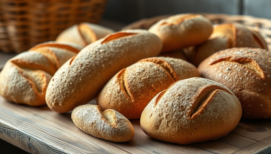 Assorted breads on a table highlighting hidden toxins in your daily bread.
