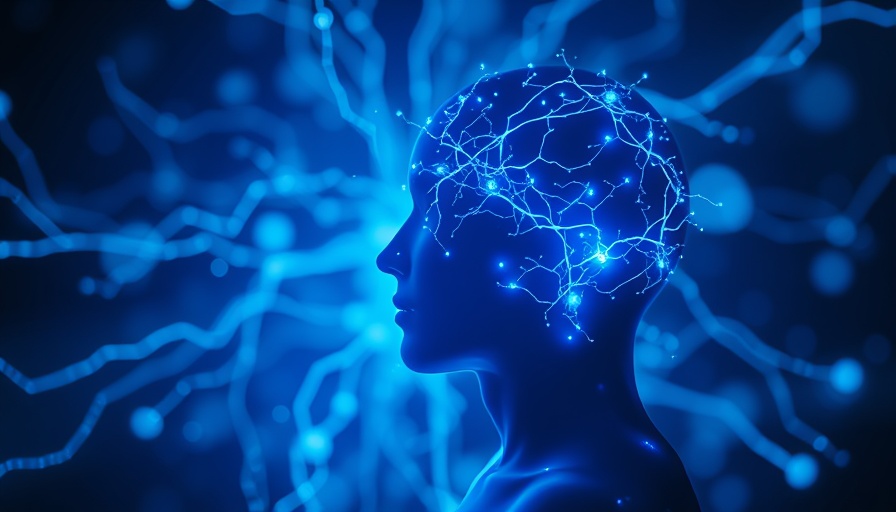 Healing effects of music on the body illustrated with glowing neural pathways.