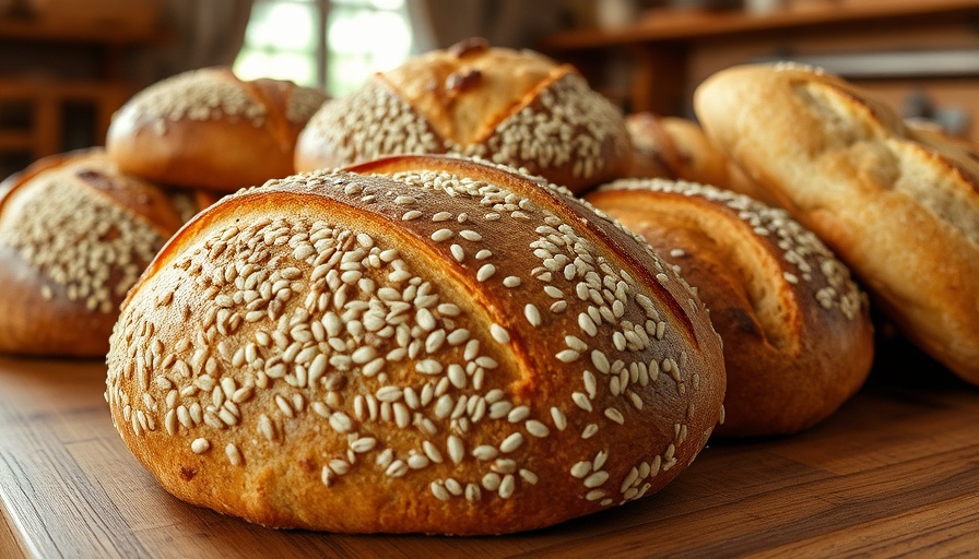 Variety of bread representing drivers of chronic disease.