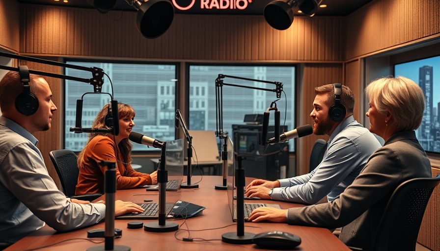 Embracing Your Journey in a radio station with engaging broadcast.