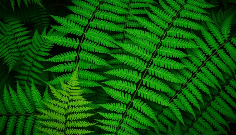 Lush green ferns highlighting their ecological importance.