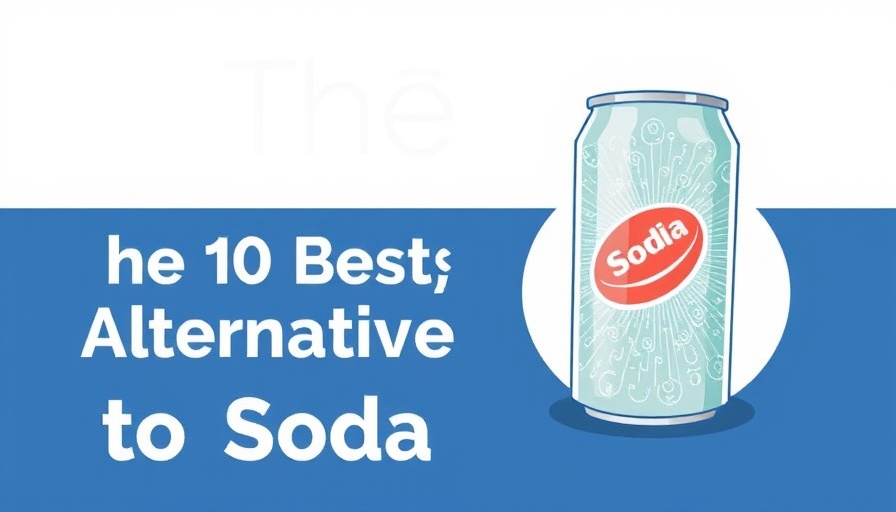 Discover healthy alternatives to soda with this informative graphic.