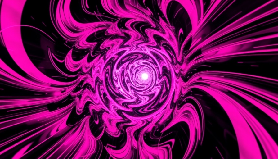 999 Hz Spiritual Connection abstract pink spiral design