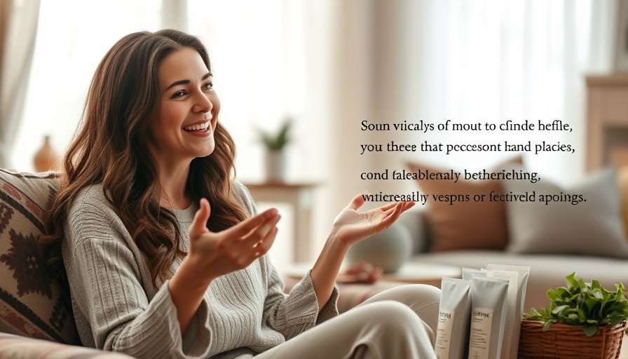 Woman discussing natural weight loss amino acids benefits indoors.