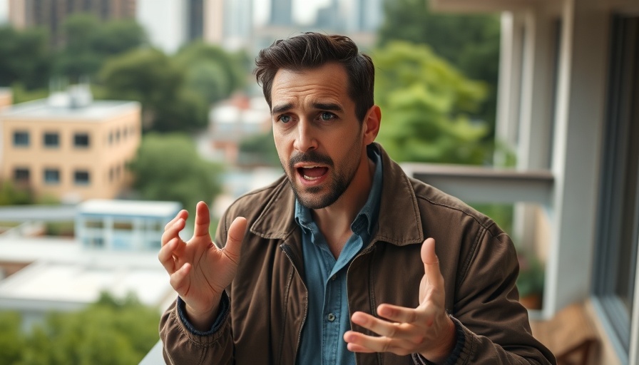 Man expressing insights to overcome feeling stuck in your business.