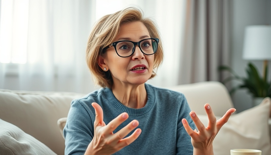 Woman discussing healthy breakfasts for amino acids and aging.