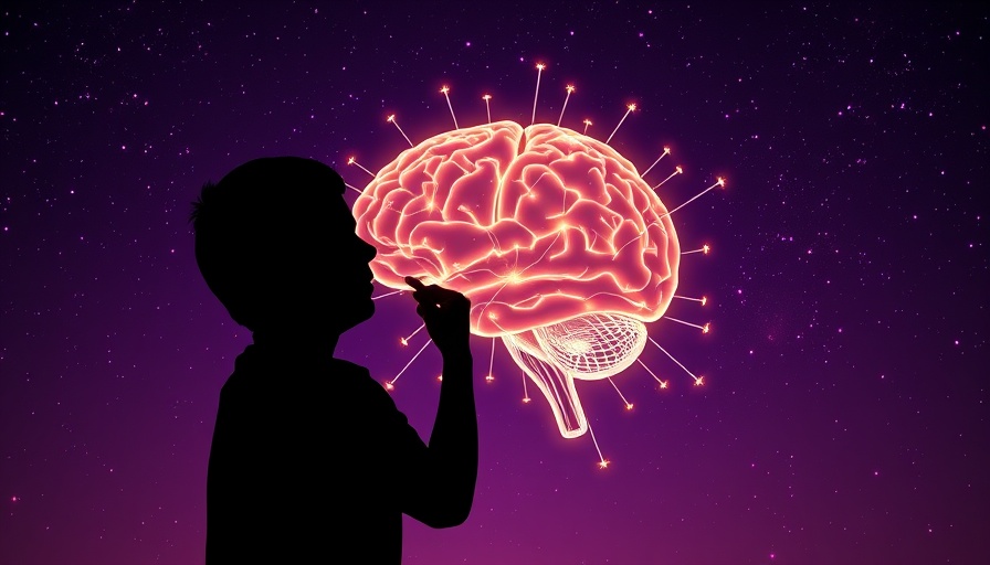 Conceptual digital art of brain health for Alzheimer's disease, featuring puzzle pieces and a starry sky.