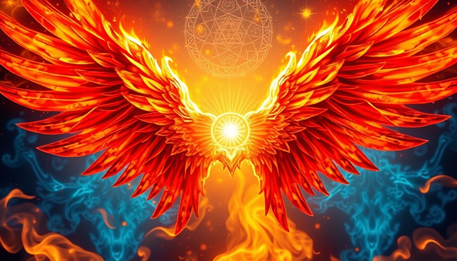 396 Hz music remove negative energy mystical wings image