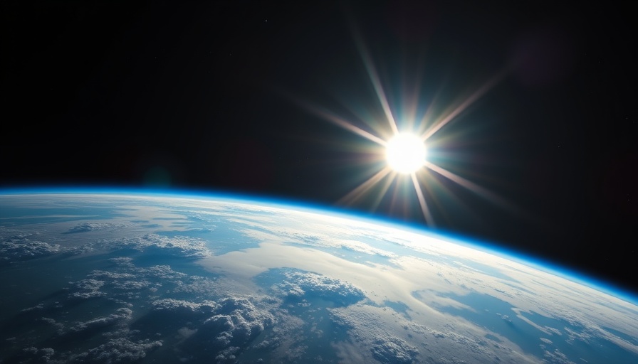 7.83 Hz Earth Frequency sunrise view from space