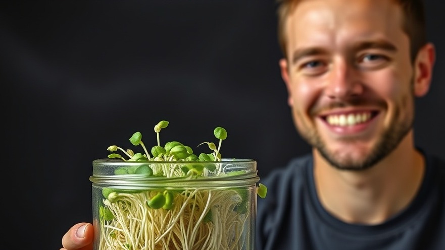 Vibrant green sprouts in clear glass, showcasing superfood benefits for healthy eating.