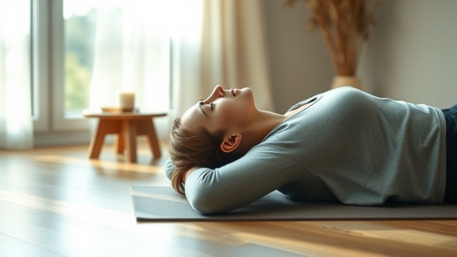 Calm woman practicing mindfulness meditation for emotional awareness and stress relief.