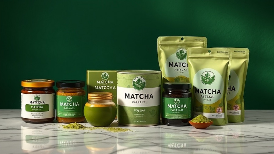 Best matcha brands 2025 displayed on elegant marble surface.