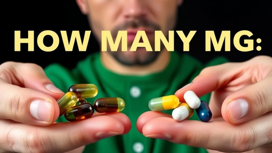 Close-up of DHA and EPA capsules with a man's curious expression.