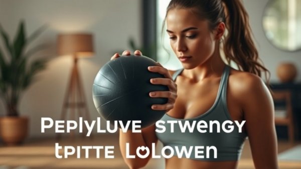Athletic woman promotes pelvic floor strength exercises.