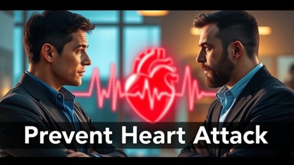 End Heart Disease discussion with heart graphic and 'Prevent Heart Attack' text.