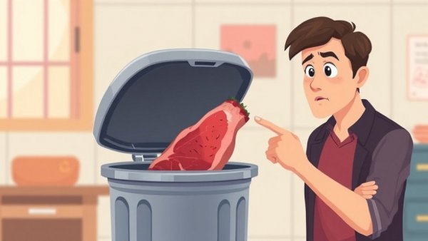 Graphic emphasizing meat consumption health risks.