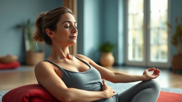 Yin Yoga for Fatigue and Depletion relaxation pose.