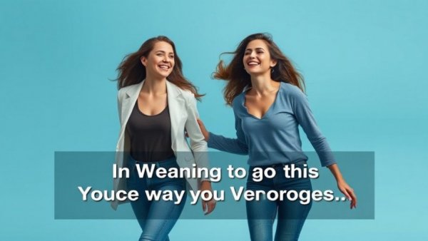 Energetic women promoting a 25-minute after meal walk for health