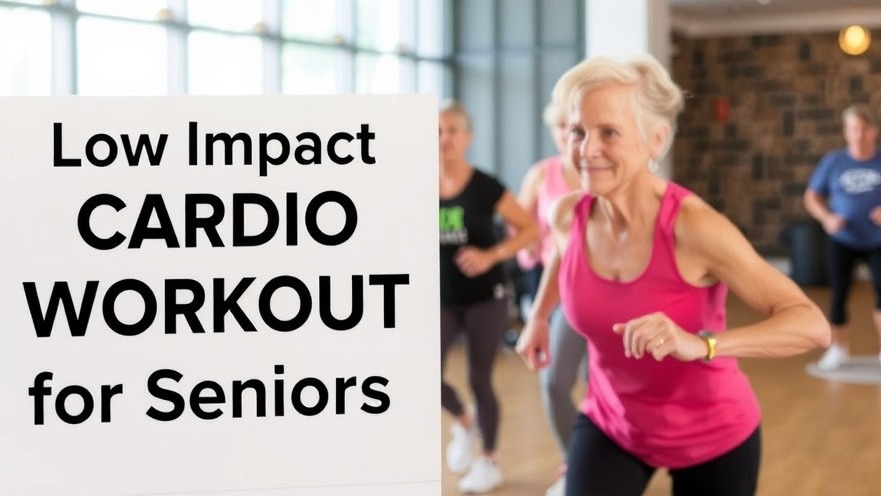 Low impact cardio workout for seniors focusing on gentle exercises.