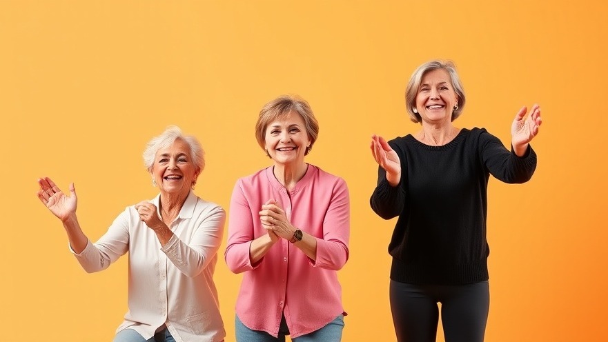 Two middle-age women performing high-intensity interval training Tabata exercises.