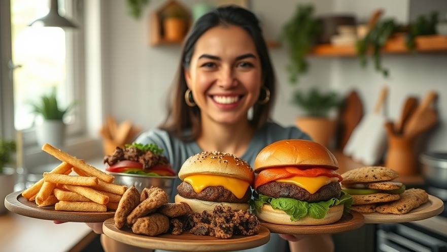 Vibrant plant-based meals and vegan meal prep ideas in a cozy kitchen.