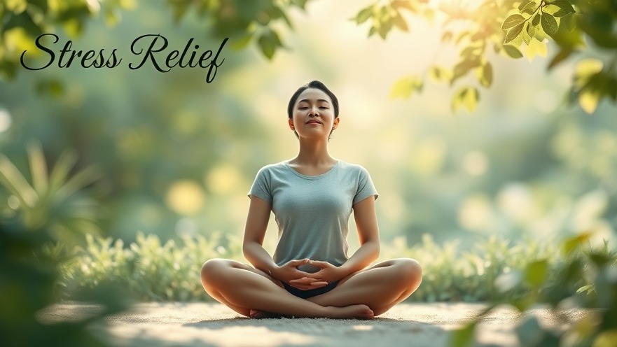 Serene scene of a person practicing mindfulness for stress management and vagus nerve stimulation.