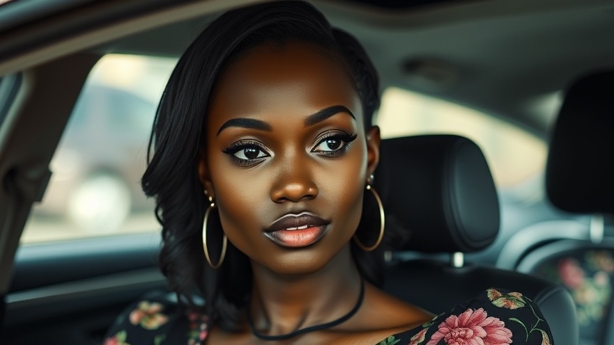 Elegant Black woman contemplating self love and emotional connection while dating after 50.