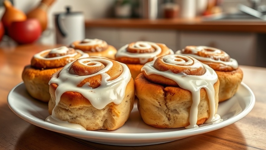 Delicious cinnamon rolls showcasing the nutritional value of cinnamon, perfect for mindful eating.
