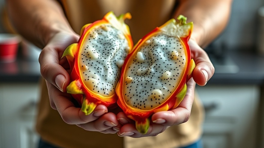 Close-up of colorful dragon fruit showcasing its health benefits and vibrant colors.