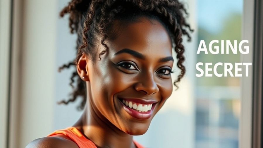 Confident Black woman enjoying mindful workouts, embodying aging gracefully.