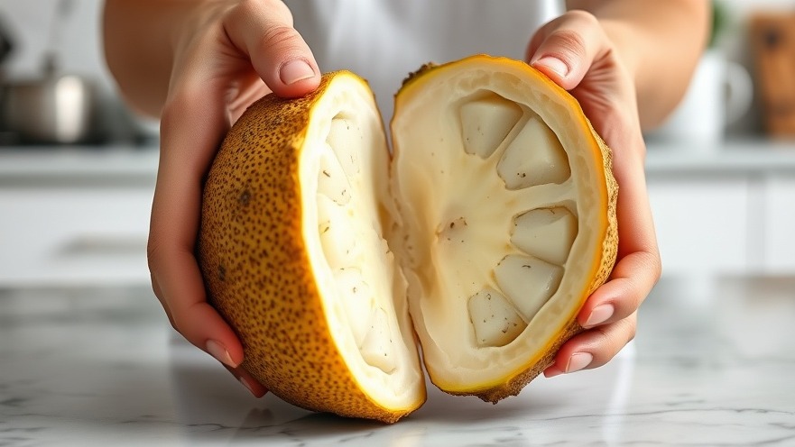 Close-up of soursop fruit showcasing its juicy interior, highlighting tropical fruit nutrition.