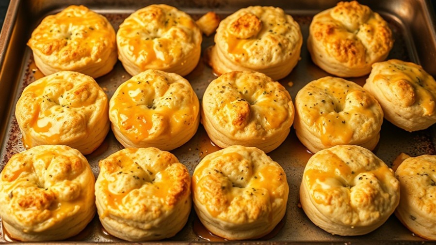 Delicious cheesy buttermilk biscuits, a comforting and healthier alternative recipe.
