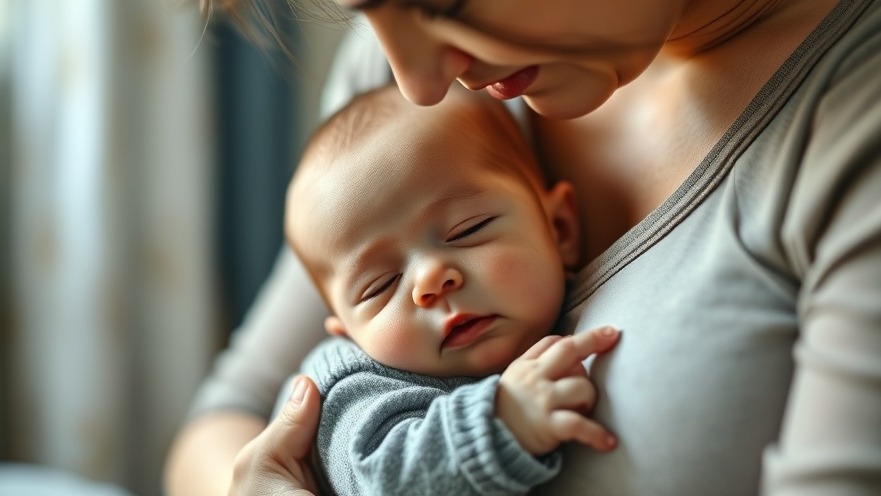 Mother breastfeeding infant, highlighting early exposure to allergens in food allergies in children.