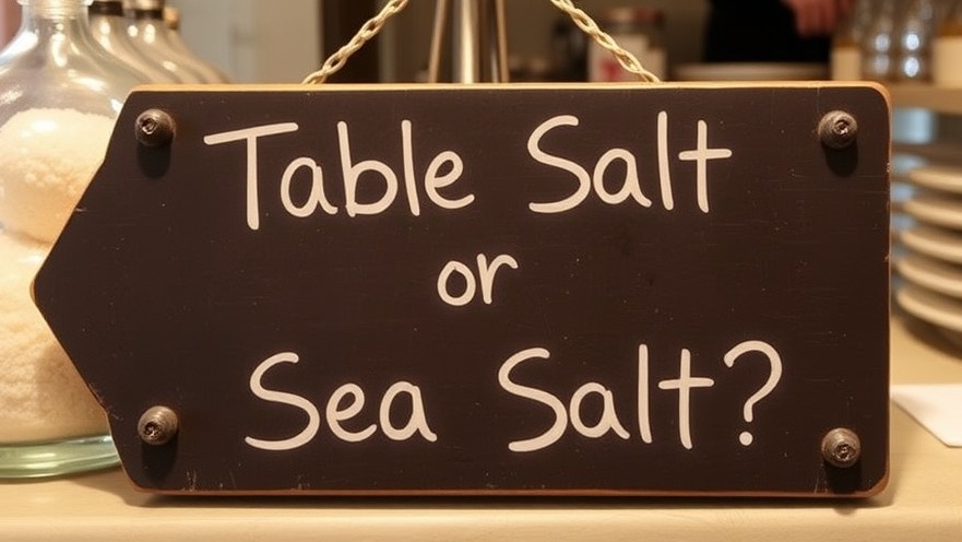 Table Salt or Sea Salt? Exploring nutritional differences and health benefits of sea salt.