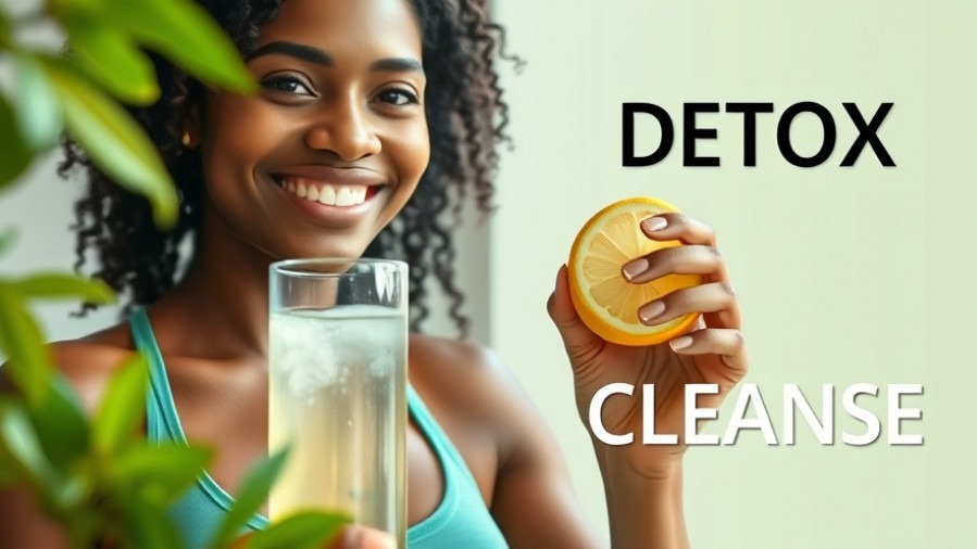 Healthy woman enjoying lemon water, embodying a detox cleanse and vibrant wellness.