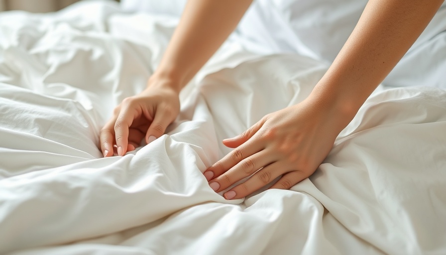 Hands adjusting bed sheets, Effects of Not Having Sex