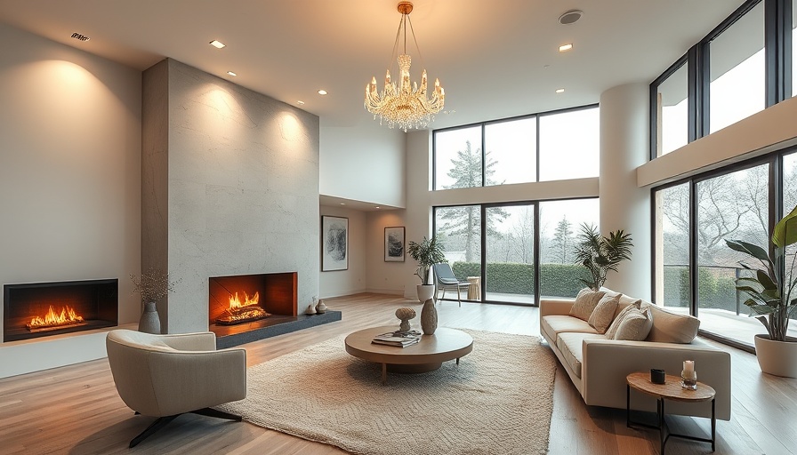 Modern living room exemplifies 2025 fall decor trends with a cozy ambiance.