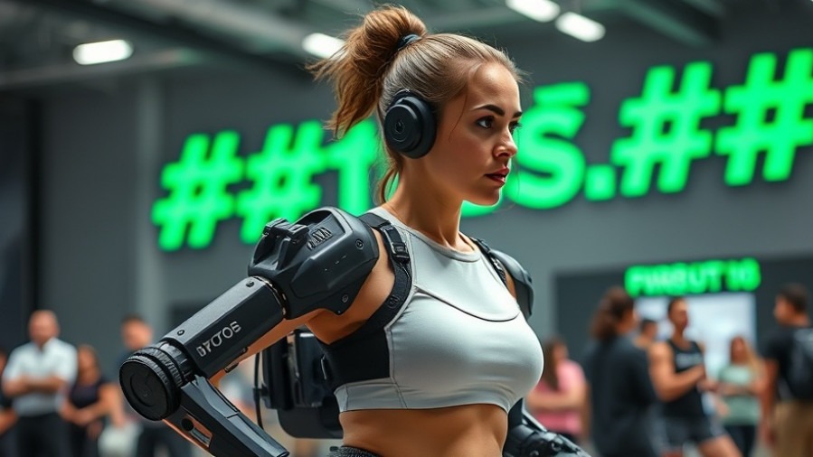 Innovative robotic exoskeleton for health hacks and quick fitness solutions.