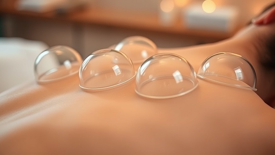 Serene close-up of cupping therapy, showcasing ancient healing practices in a wellness retreat.