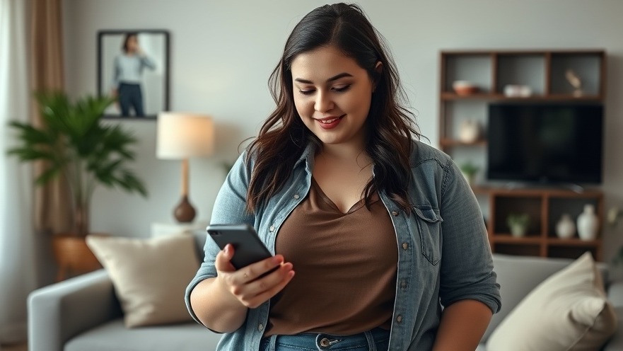 Confident young woman exploring natural remedies for health in cozy living room.