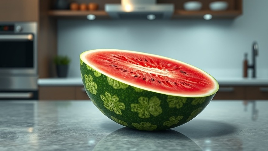 Fresh watermelon showcasing health benefits, perfect for seasonal eating and sweet taste.