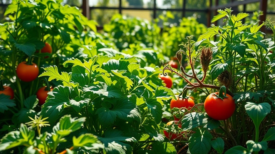 Vibrant garden showcasing healthy lifestyle choices through eco-friendly habits.