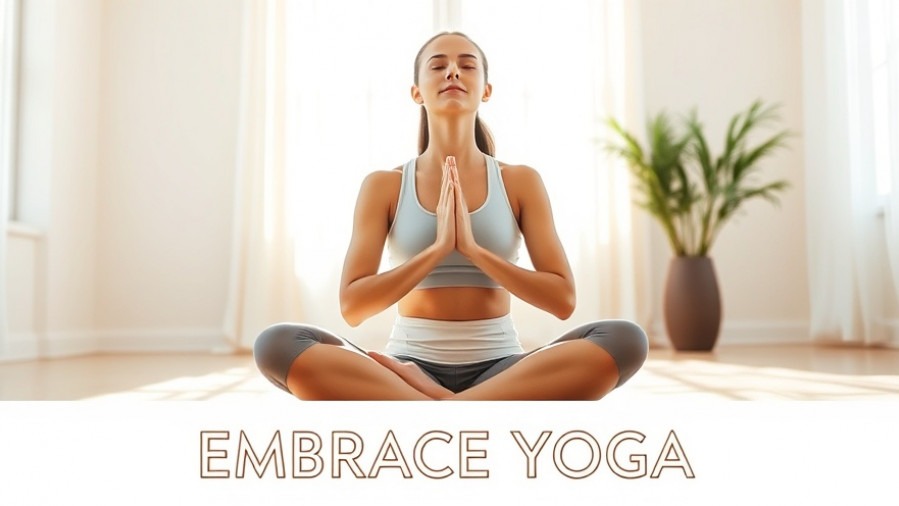 Serene woman meditating in yoga community, embodying wellness journey and mental clarity.