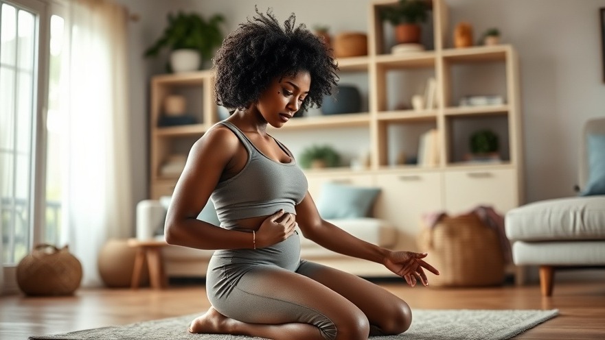 Beginner fitness tips: a focused Black woman demonstrating exercise in a cozy living room.