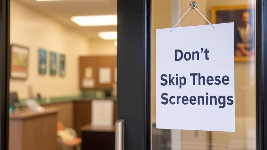 Don't Skip These Screenings: Prostate Cancer Screening and more