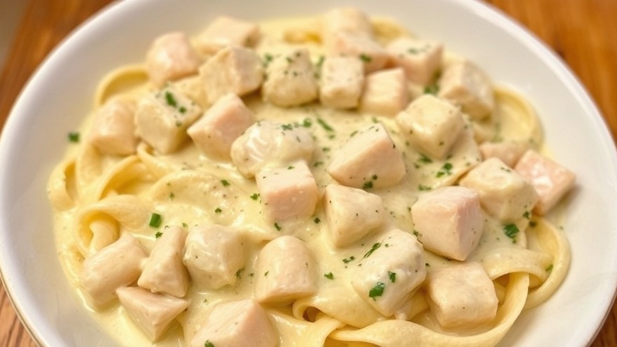 Enjoy the health benefits of homemade meals with this chicken alfredo recipe.